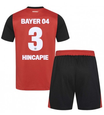 Bayer Leverkusen Piero Hincapie #3 Hemmakläder Barn 2024-25 Kortärmad (+ Korta byxor)